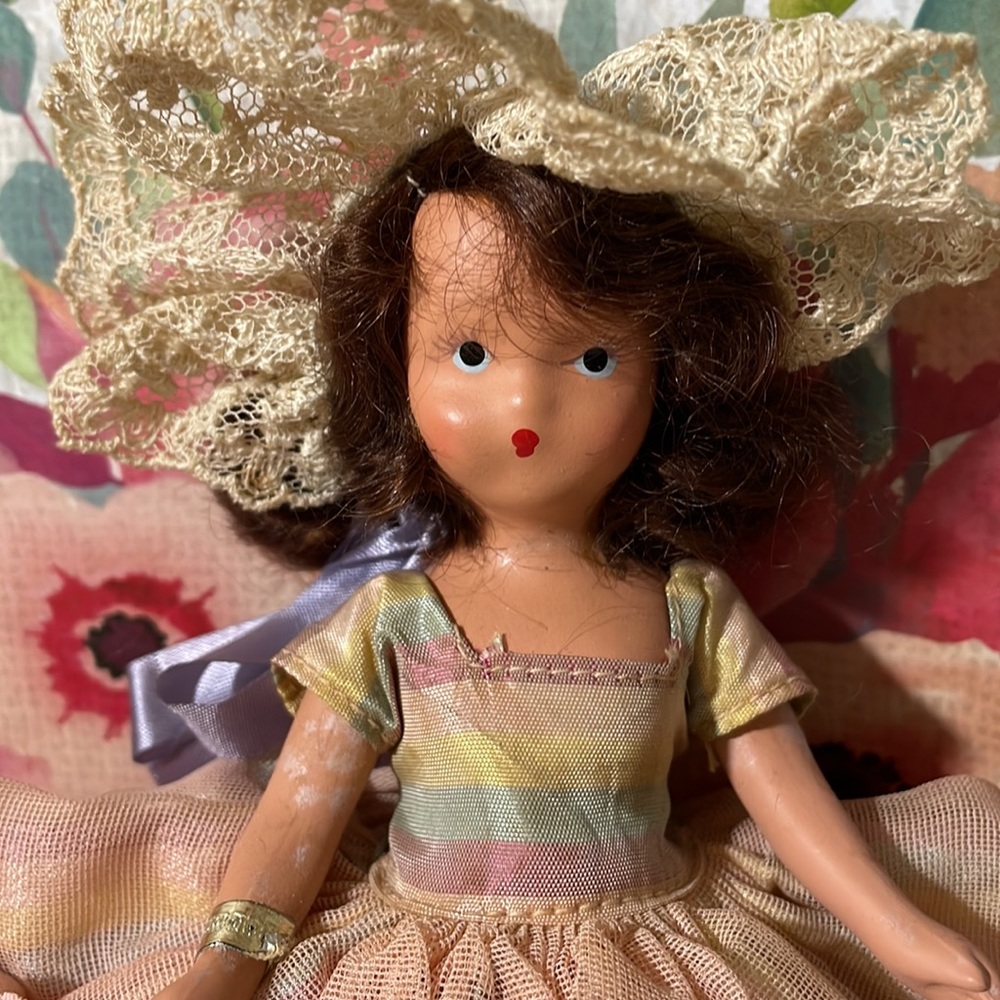 Rare Nancy Ann Story Book bisque doll 1930 -40s